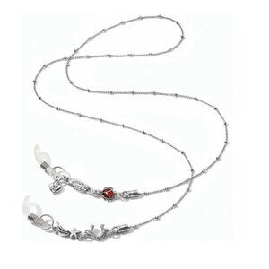 Brighton Lucky Charm  Sunglasses Chain Holder Silver Enemel